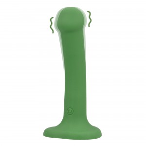 Non-Phallic Dildo com Vibração - Small - Forest Green