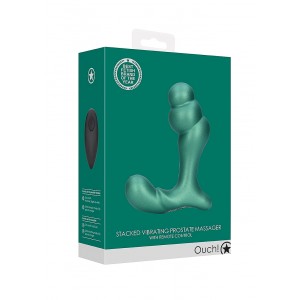 Massajador próstata vibratório com bola - Verde
