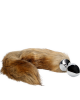 Fox Tail with Metal Butt Plug