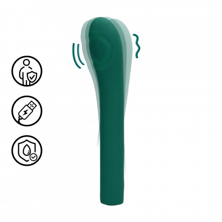 Pulse Wave G-Spot Vib - Green Crystal