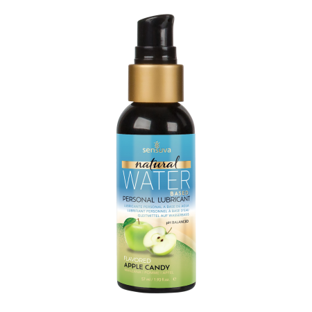 SENSUVA NATURAL WATER-BASED PERSONAL LUBRICANT APPLE CANDY 57ML SENSUVA NATURAL WATER-BASED PERSONAL LUBRICANT APPLE CANDY 57ML
