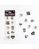 SET of 10 TEMPORARY TATTOOS - KINKY
