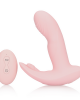 Vibrador de Cueca com Estimulador de Clitoris e Comando - Loveline - Rosa