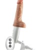 DR. SKIN SILICONE DR. HAMMER 7 INCH THRUSTING DILDO WITH HANDLE BEIGE