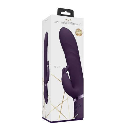 Vibrating and Rotating Wiggle G-Spot Rabbit - Purple